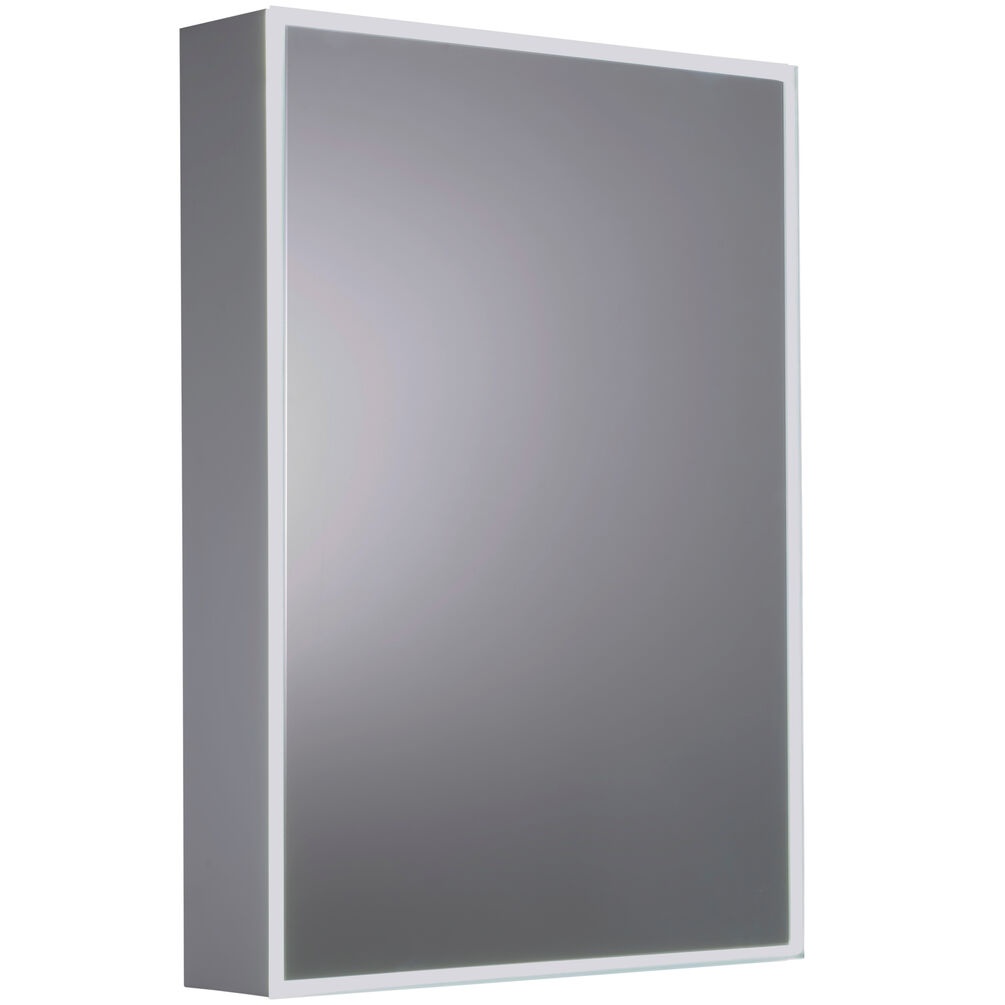 JTP Aspect 500mm x 700mm Single Mirror Bathroom Cabinet Cut Out
